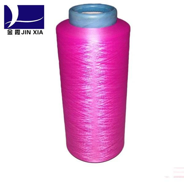 100% Dyed polyester yarn dty 150d 48f polyester textured yarn dty polyester yarn