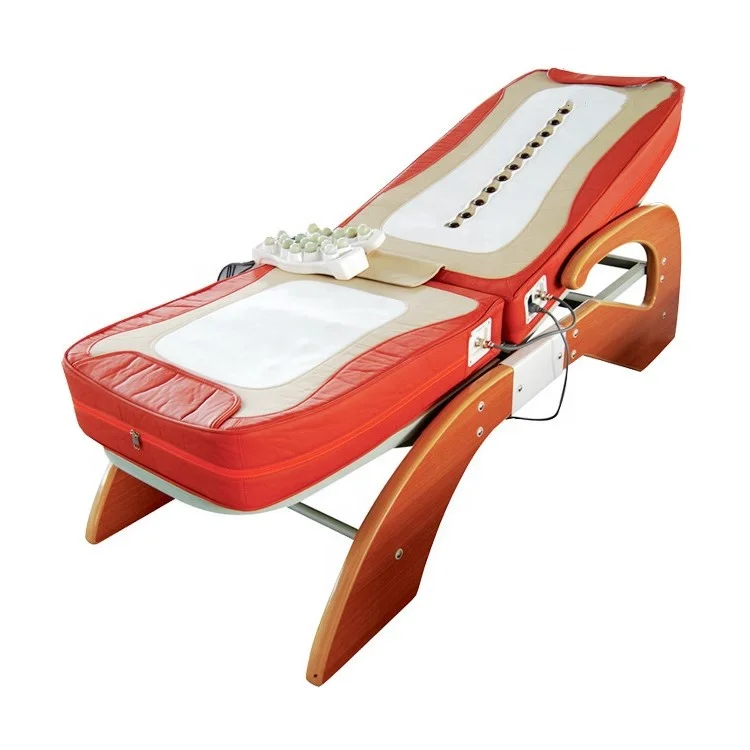 Автоматический массажный стол Syogra терапевтическая термическая Нефритовая Массажная кровать