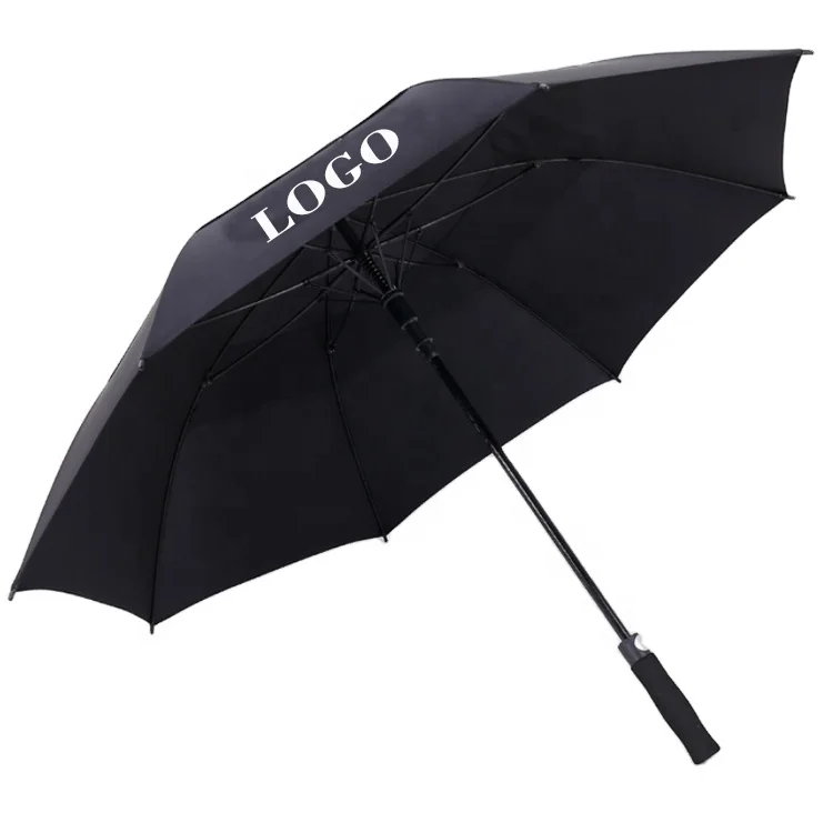 Wholesale 54/62/68 Inch Automatic Open Extra Large Oversize Double Canopy Vented Windproof Waterproof Golf Umbrellas