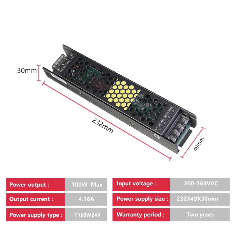 60W 100W 200W 300W 400W DC 12V 24V AC220-240V Intelligent Led Driver Switching Power Supply For Flexible Led Strip Light