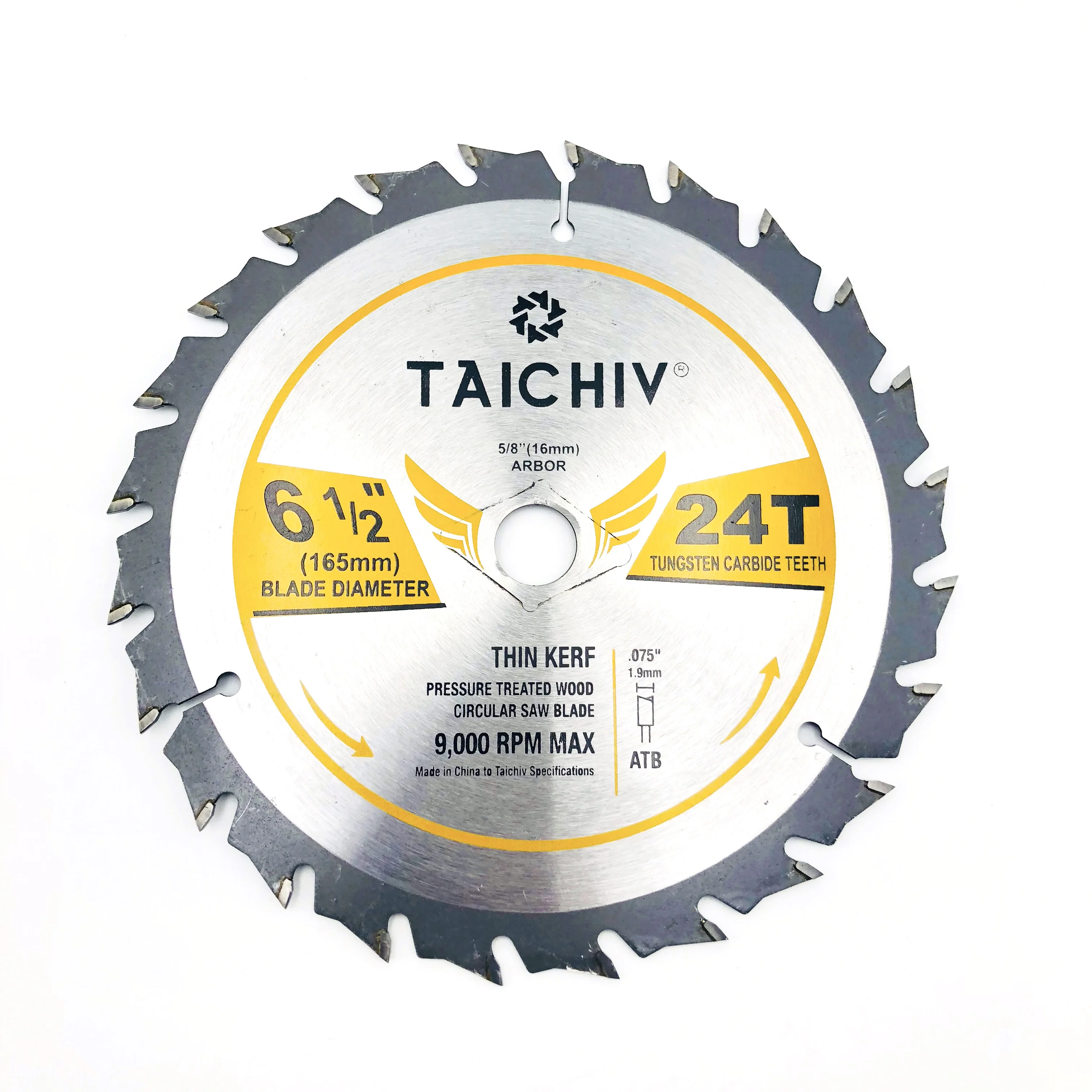 
TAICHIV 6-1/4in 155mm 20Teeth Circular Saw Blade For Wood Cutting 