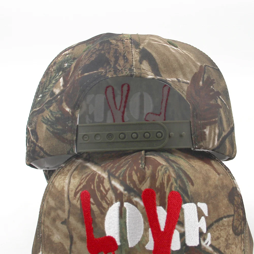 New Designers Camo Leaves Digital Printing Snapback Sport Customize Embroider Logos Polyester Camouflage Baseball Hat Caps