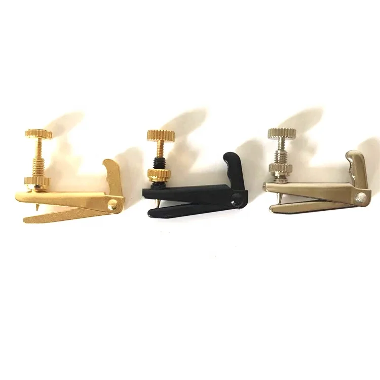 
Wholesale Price Black 3/4-4/ 4 Violin Fine Tuner String Plate 