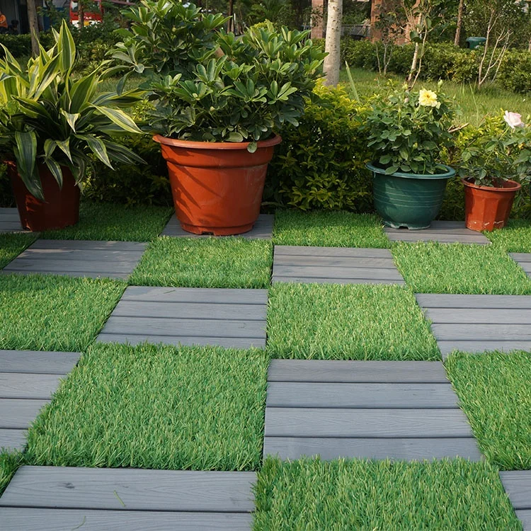 synthetic grass artificial turf, artificial grass garden floor tile in cheap price