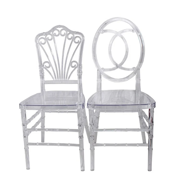 Foshan shunde furniture clear chiavari resin tiffany chateau chair napoleon for wedding party rental
