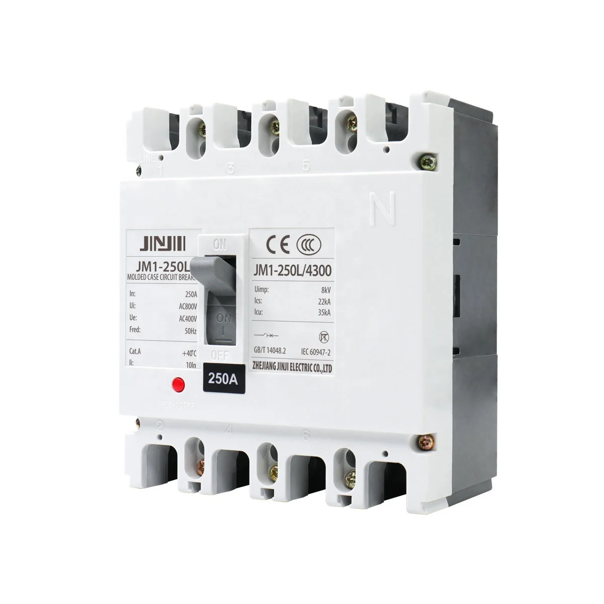 Replace CDM MCCB Manufacturer 3P 4P DC AC 630A 800A Molded Case Circuit Breaker With CE Certificate