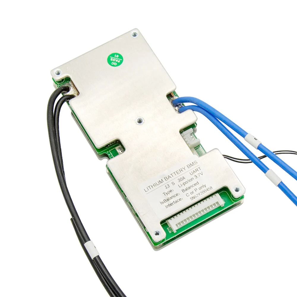 Система управления литиевыми батареями JiaBaiDa SP15S020A 11S 12S 13S 14S 15S 36V 48V Smart BMS с UART RS485 Bluetooth