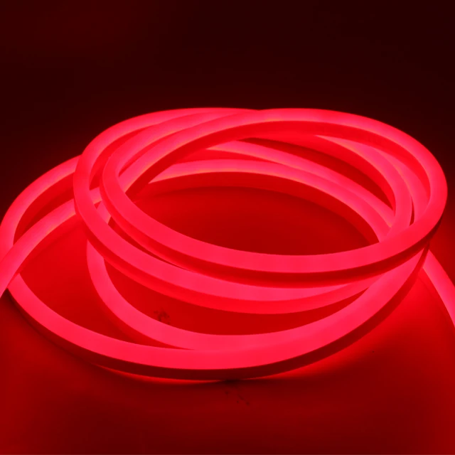 Plastic Side Emitting LED Strip RGBW RGBCW Neon Rubber 90 Step Neon Lights Silicone Cover 24V Neon Lights for Wall 50000 IP44