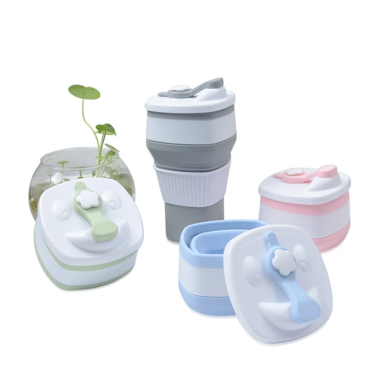 Складная Силиконовая кофейная чашка разных