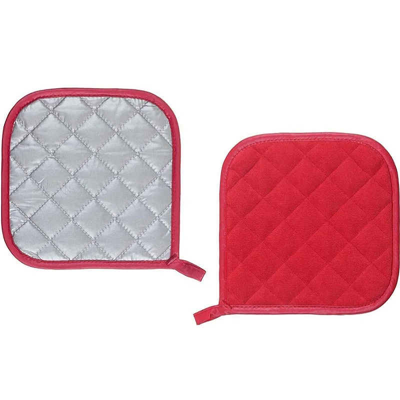 Multipurpose Heat Resistant Kitchen Oven Cooking Baking Accessories Square Hot Pads Table Place Mat Pot Holders
