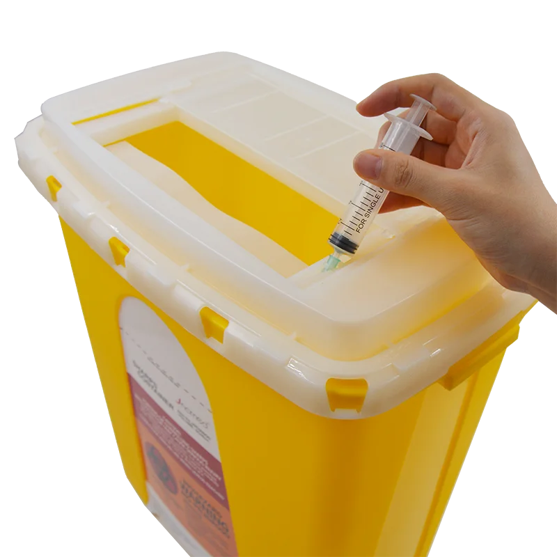 JCMED 6 gallon sharp container pure syringe with box