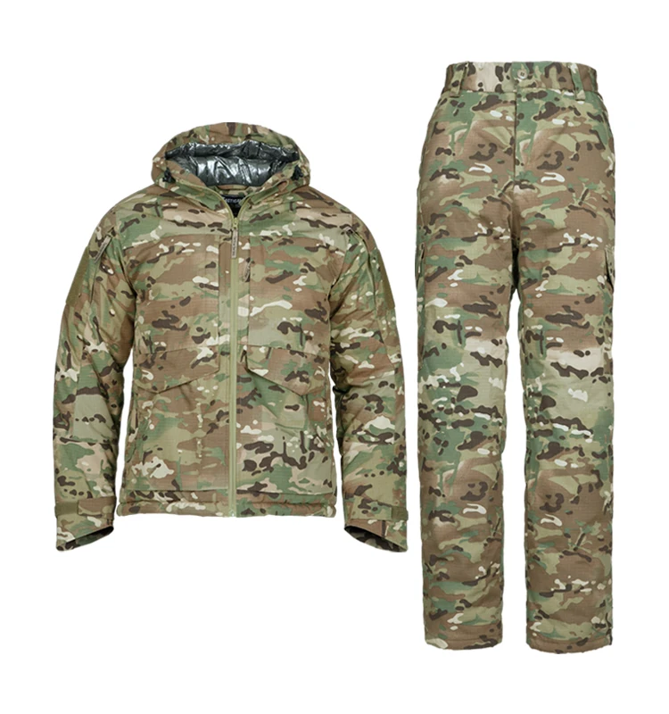 China Cema Camouflage Heat Reflective Warm Jacket M65 Winter Waterproof Jacket Tactical Uniform