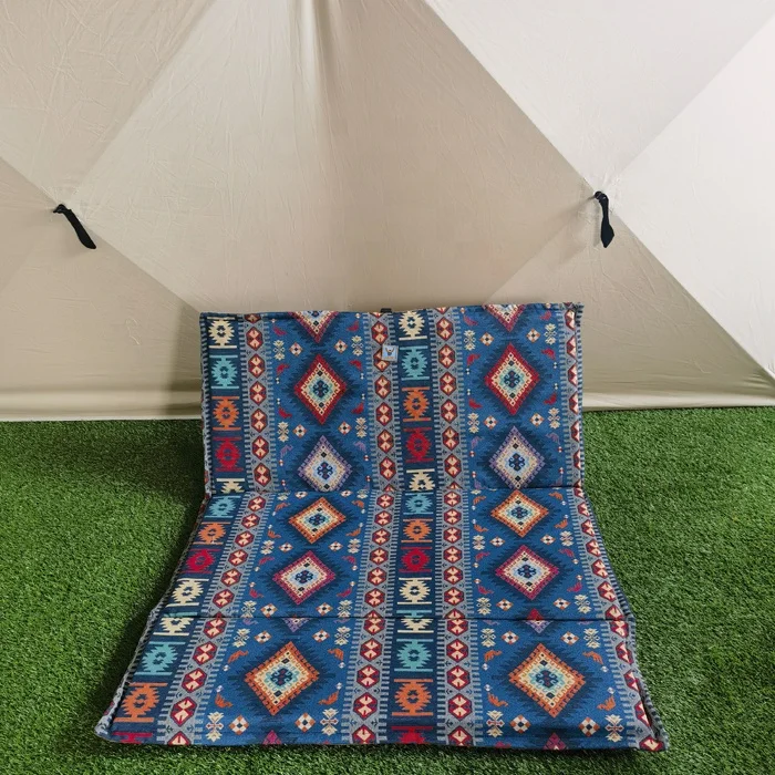 Arabic Saudi/Sadu Fabric Floor Folding Chair Set with Ground Seating Ground Back Support Gaming Features Portable Camping Sofa