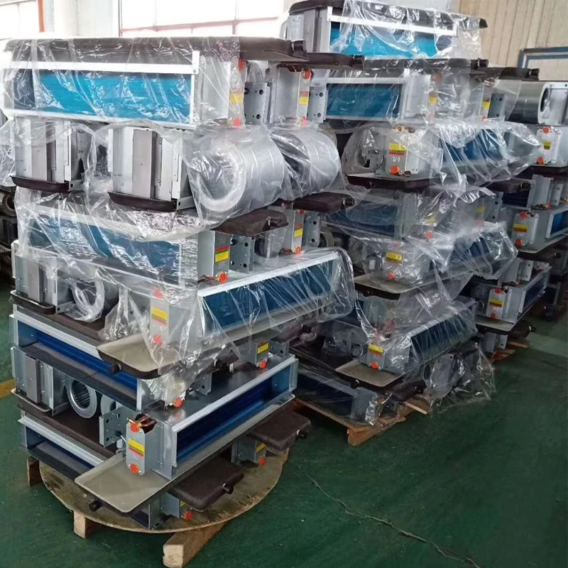 ducted fan coil unit central split air conditioner 48000btu 60000btu 380v cool and heat