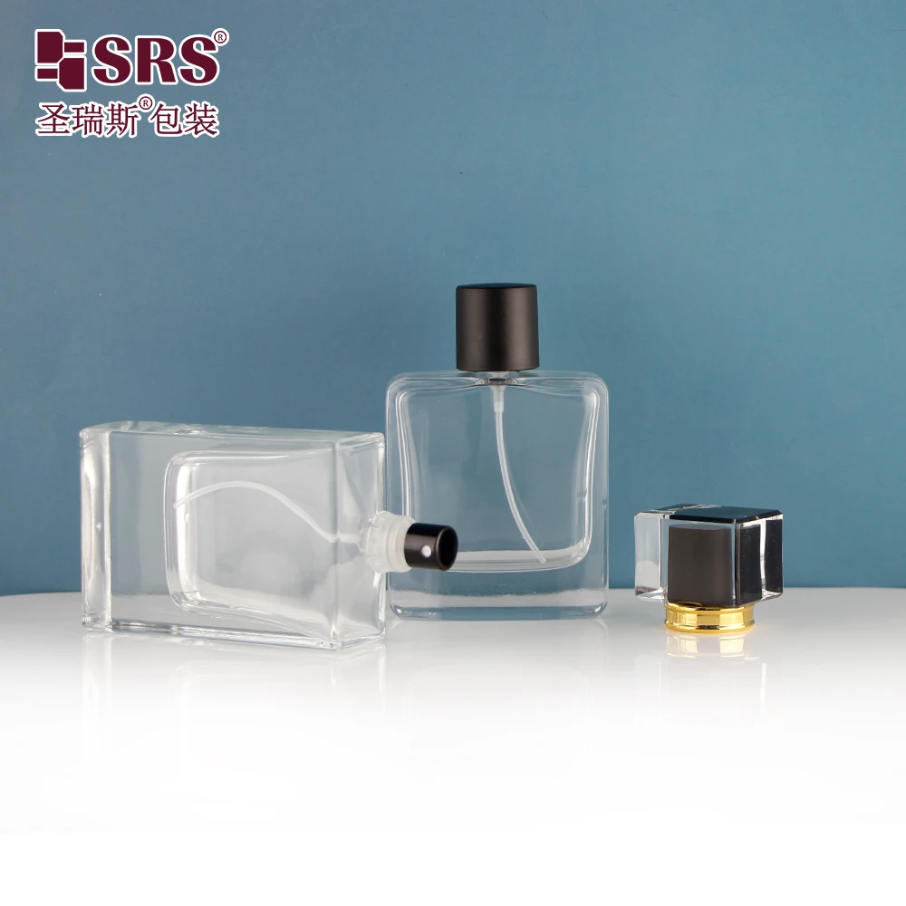 Factory Manufacture Glass Empty Perfume Bottle Cylinder Glass Bottle Perfume