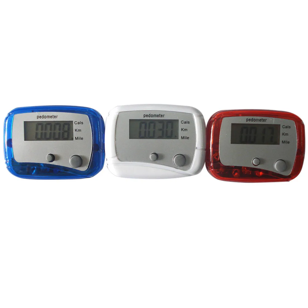 Double-button pedometers multi-functional treadmills with calories