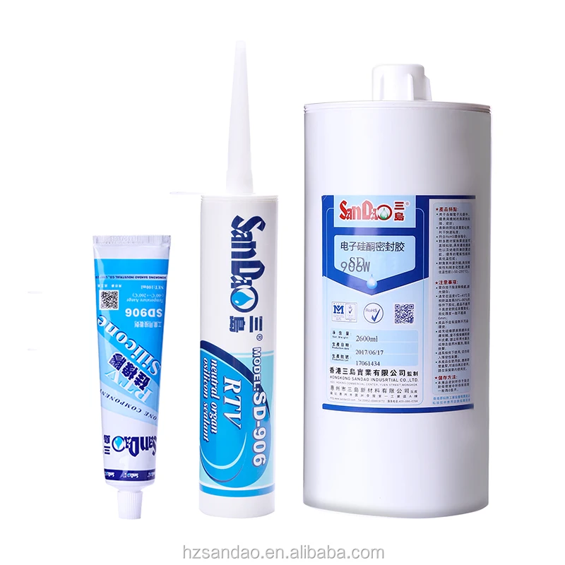 SD704 Waterproof Rtv Clear Silicone Sealant Rubber Adhesive for Electronic Component