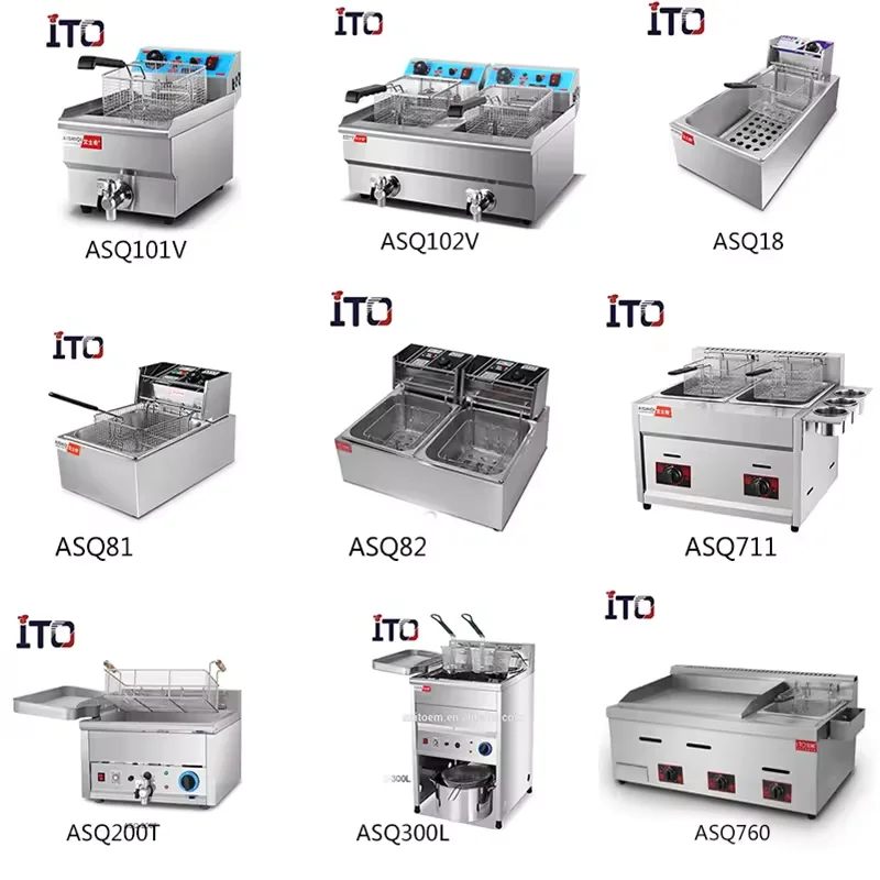 BD-15LE Stainless steel 15L 1 tank 1 basket counter top electric Fryer heavy duty fryer