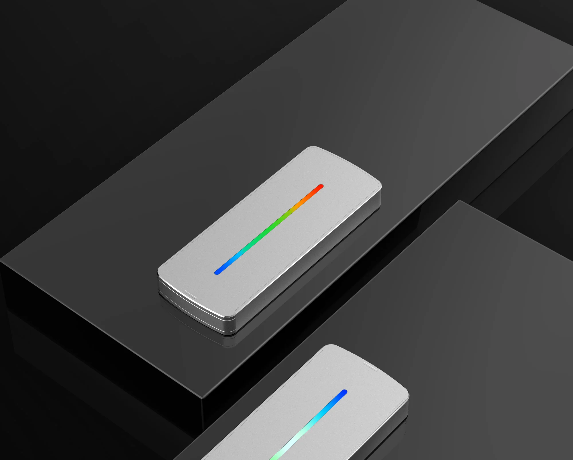  Алюминиевый корпус для твердотельного накопителя M2 жесткого диска NVME Type C USB 3