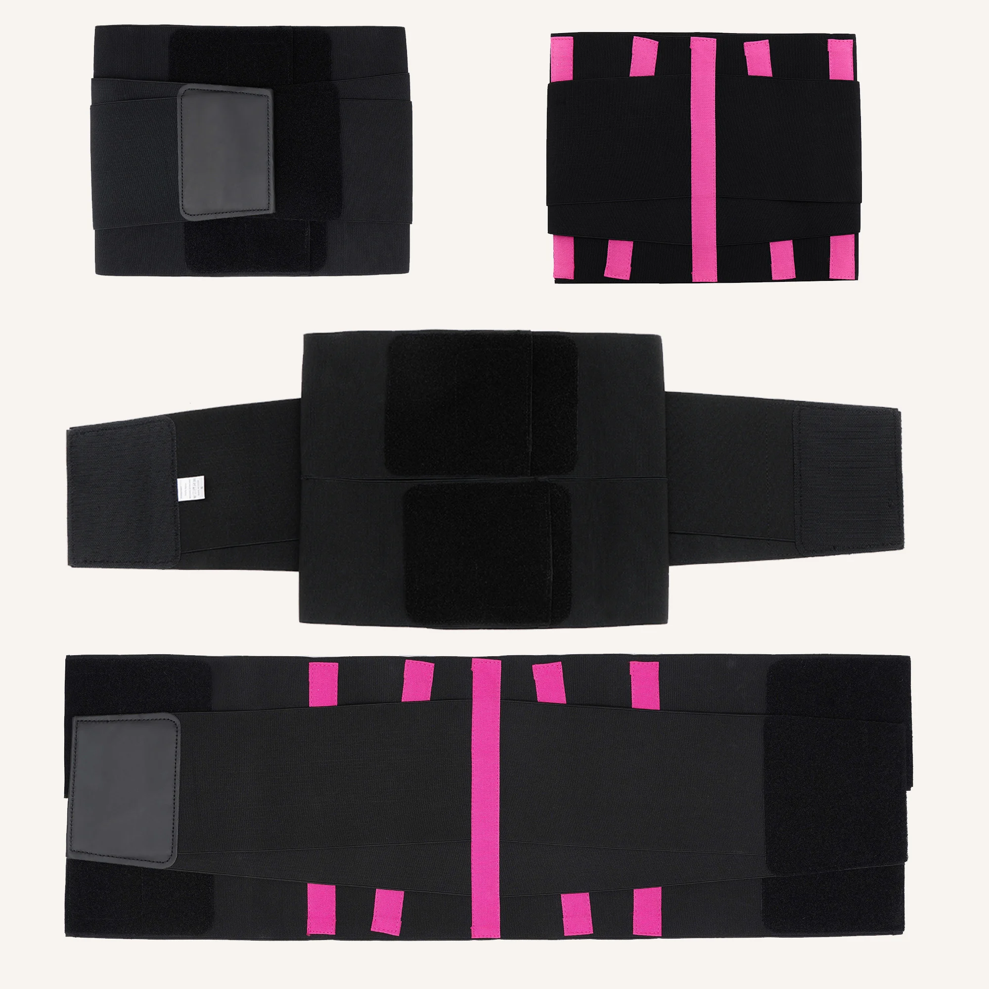 KASIQI Fashion Belt Sweat Band Bandage Corset Wrap Around Waist Trainer For Women double three belts private logo waist wrap