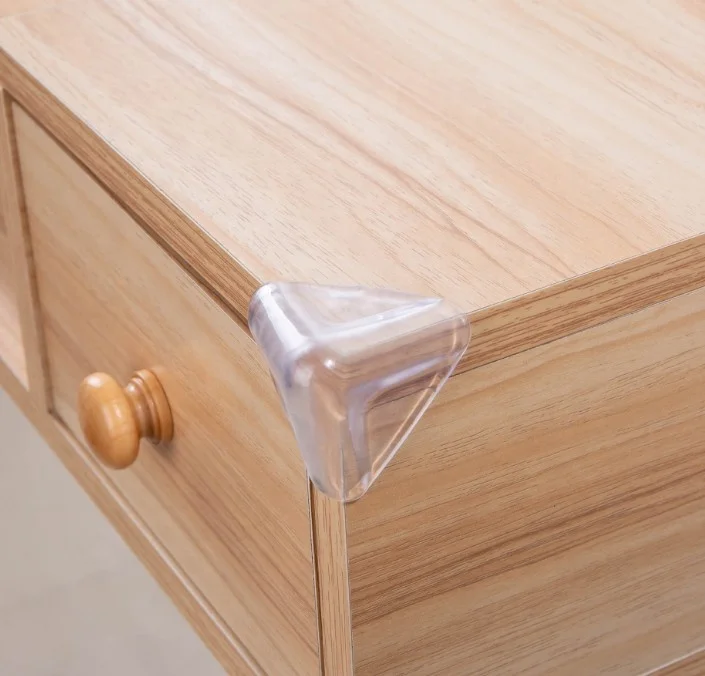 Wholesale High Quality Transparent Baby Silicone Defense And Safety Protection Table