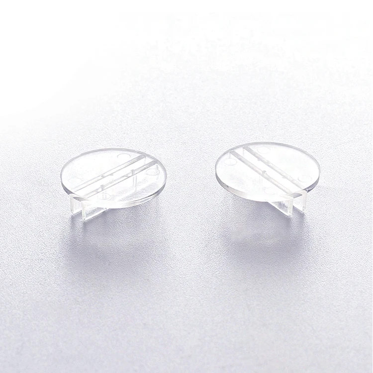 Plastic Round Transparent Table Number Holder Number Stand Place Card Holder