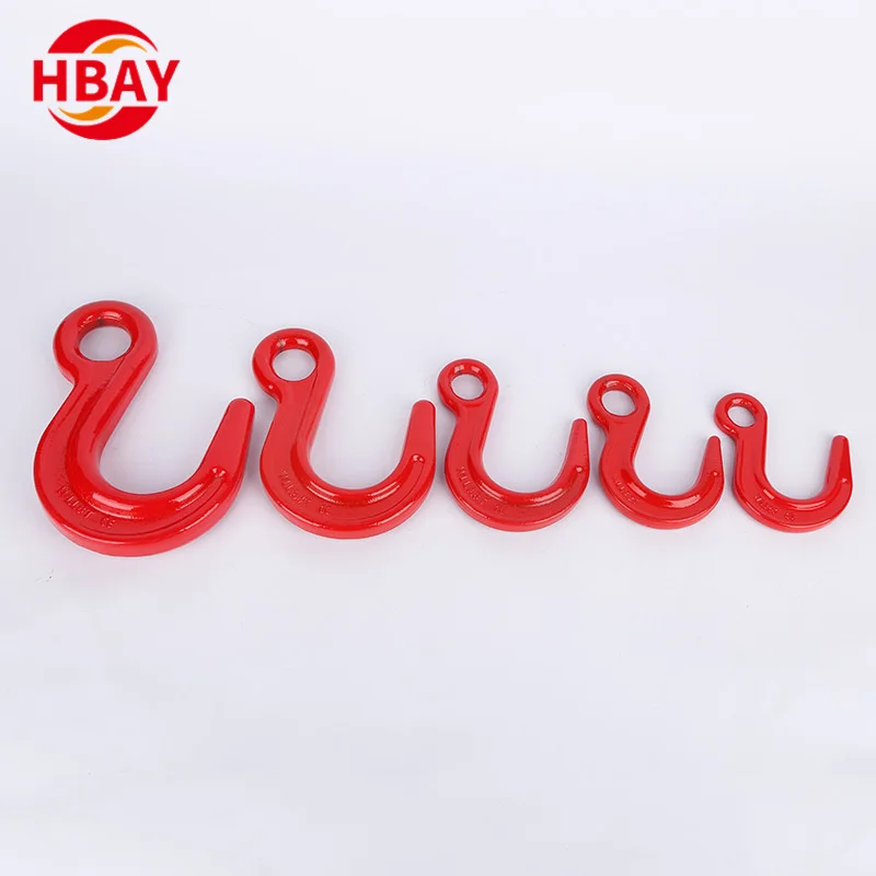 Large Opening Lifting Hook Alloy Steel Round Eye Lifting Hook Sets of Lifting Slings Combined Hooks