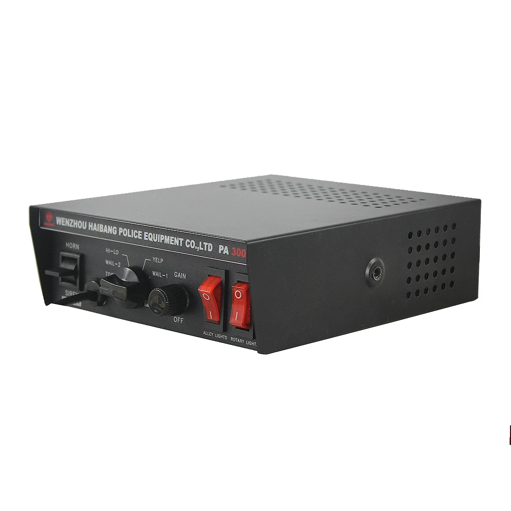 HAIBANG Ambulance Emergency Signal Siren Horn High Power  Lightbar With Alarm Siren Amplifier Speaker Horn