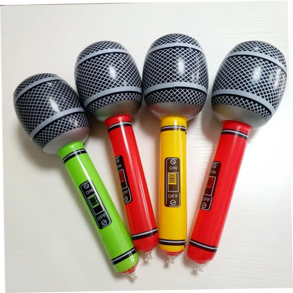 Wholesale Custom Design Pvc Inflatable Musical Microphones Party Singing Songs PVC Inflatable Microphone