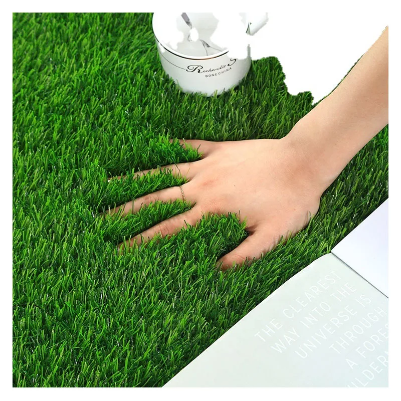 Hot-sell football artificial grass non-infill futsal grass outside cage football field artificial turf