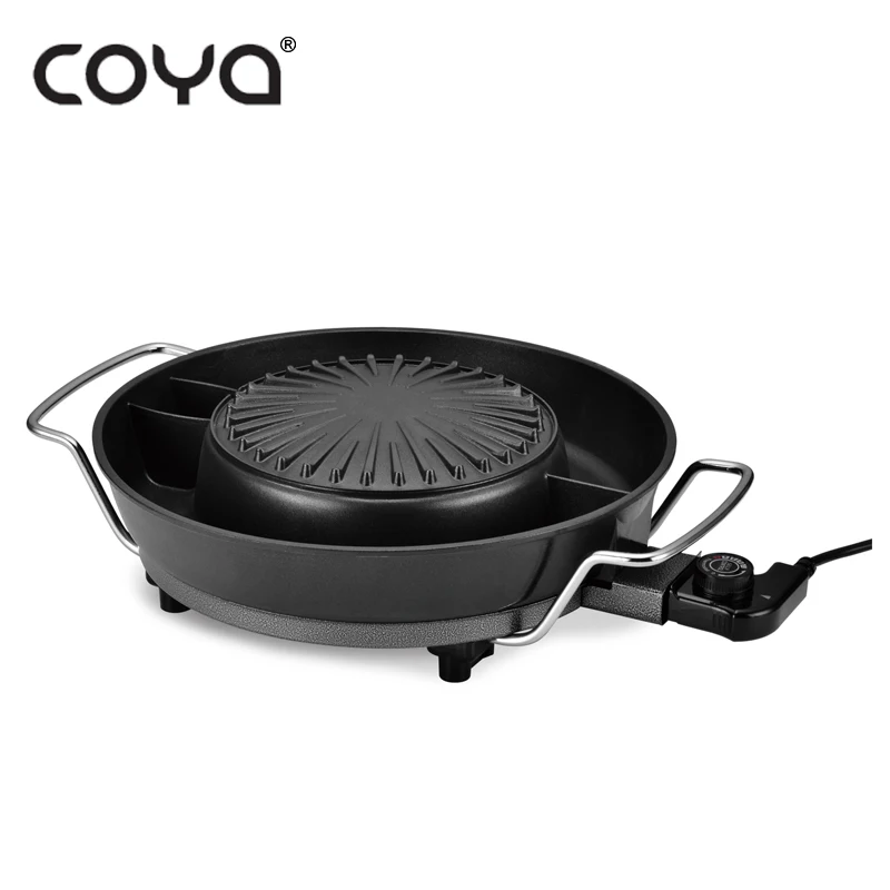 2000w free Spare Parts Cool Steel Handle Aluminum Barbecue Electric Grill
