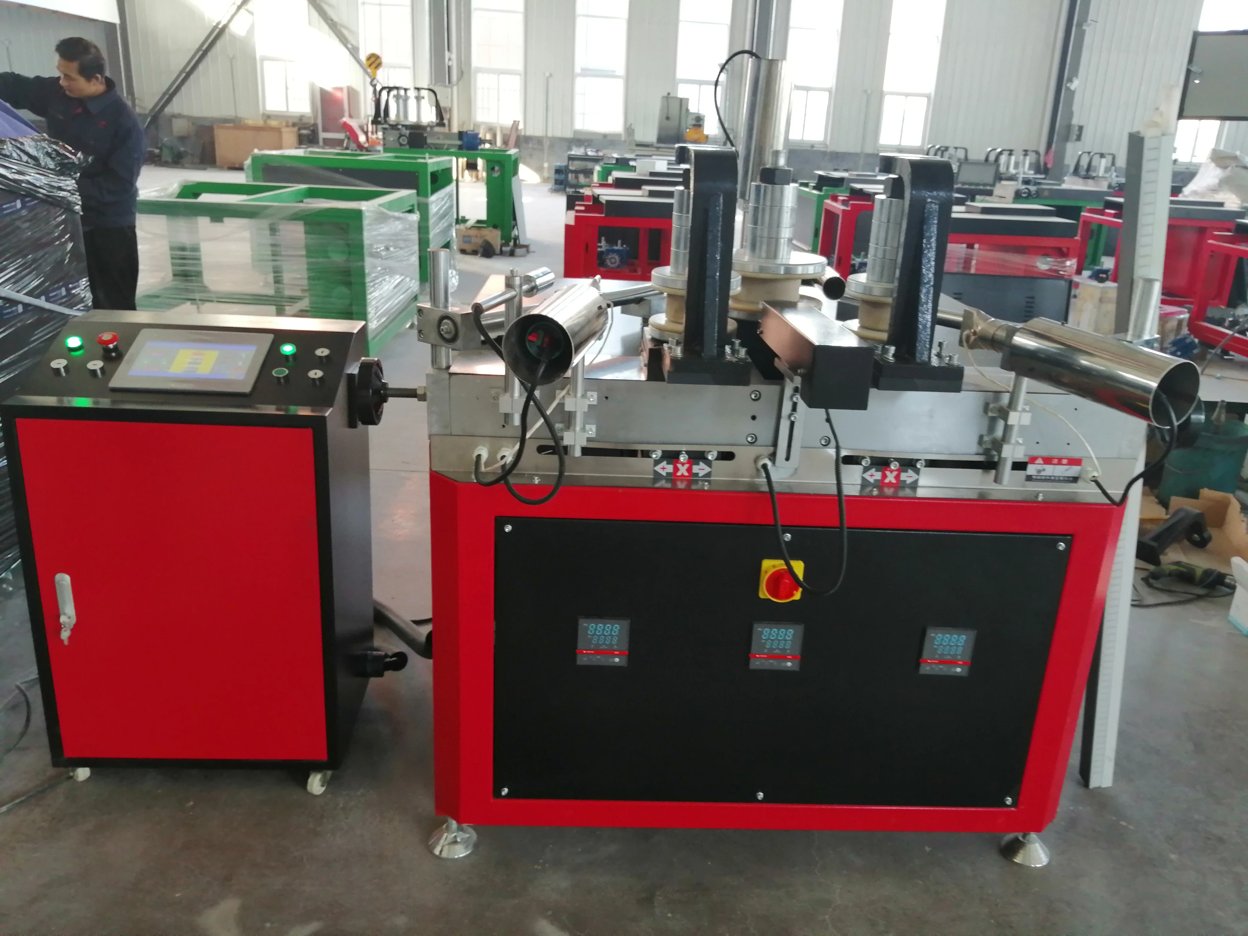 High Thrust CNC Metal  LED Circle Curtain Rail Aluminum Roll Bending Machine