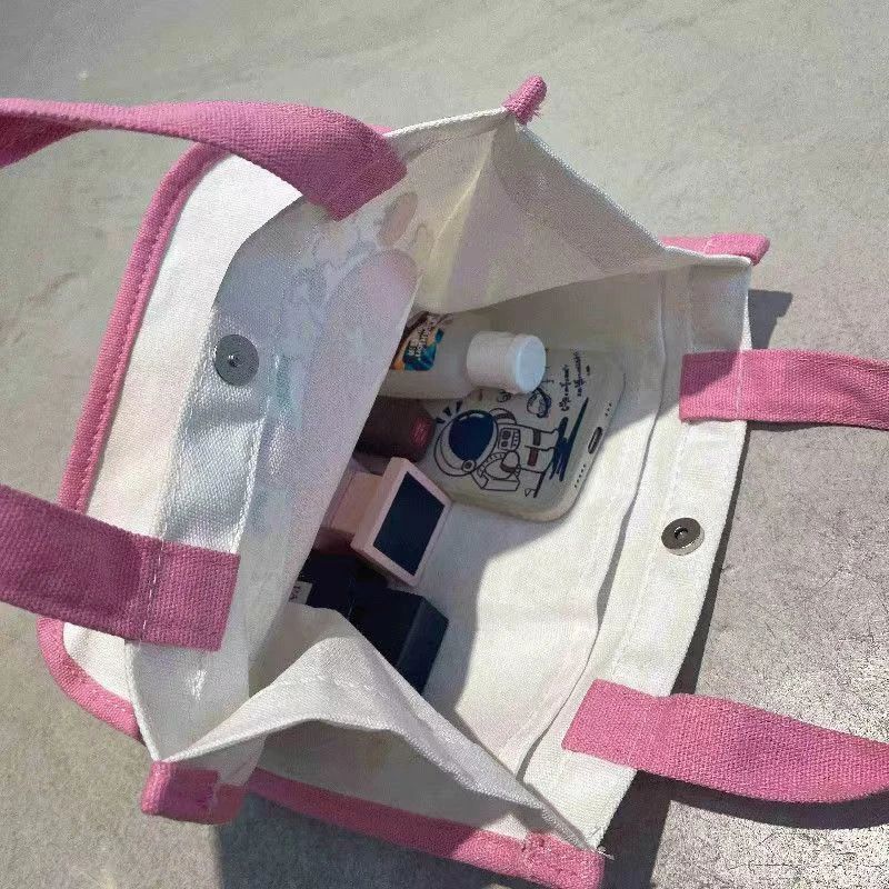 Sanrioed 3D Printed Melody Cinnamoroll Cartoon Lunch Bag Primary Secondary School Students Insulation Lunch Box Handbag