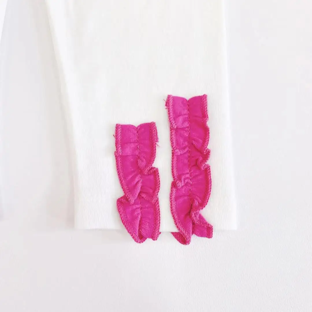 
Wholesale lovely baby girl cotton elastic pant legging 