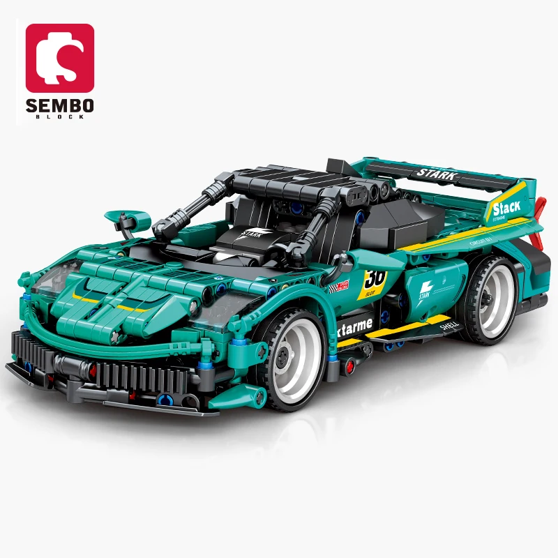 Sembo блок 701898 606 шт. Techinc Rc автомобиль Diy Кирпичи наборы с дистанционным управлением робот строительные блоки детские игрушки