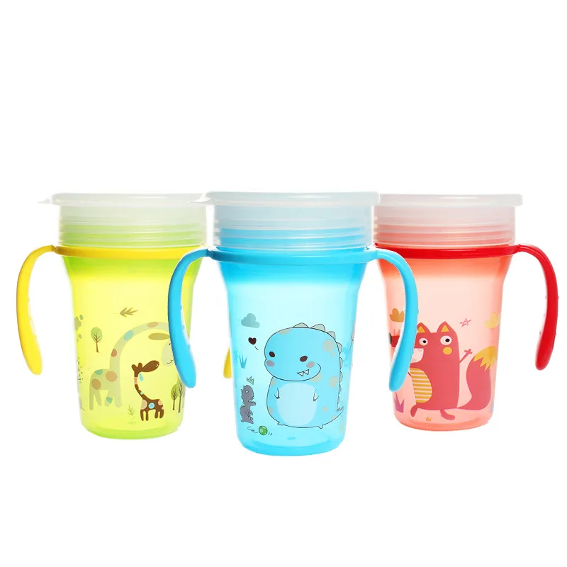 BPA Free Learning Baby 360 Sippy Cup Kid Toddler Collapsible Silicone Leakproof Drinking Cup Water Milk Drink Training Cup