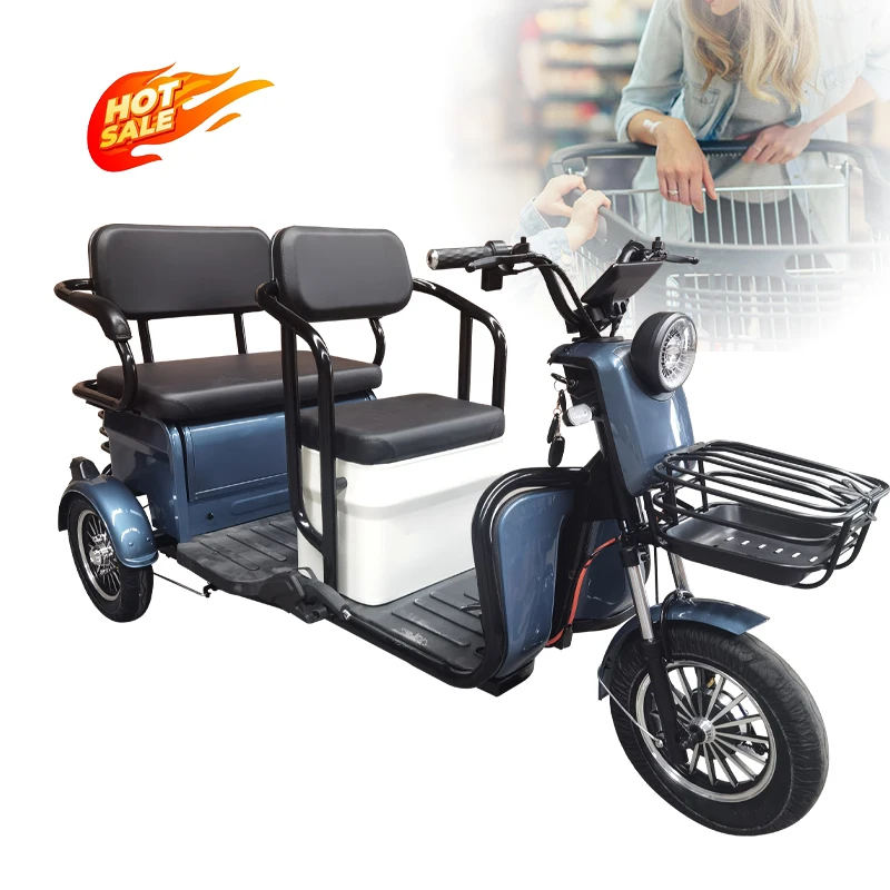 China Hot Selling Adult Three Wheel Trike Electric Tricycles Elder People Leisure Electric 3 Wheels Tricycle