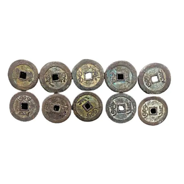 Монеты с пятью императорами, утолщенные Антикварные Монеты, медные глушительные монеты, Китай, фэн-шуй, металлические коллекционные монеты