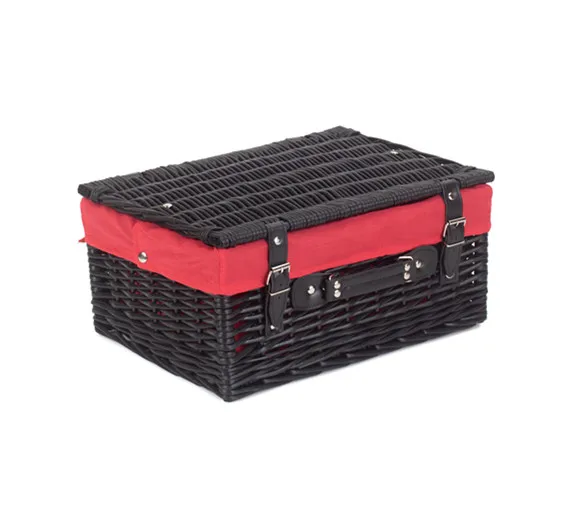 
Good Quality Black Wicker Gift Hamper Basket 