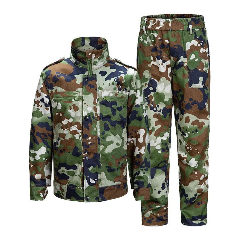 Camouflage Hunting Clothes Hiking Set Men Camo Training Clothing Camping Uniform Suit