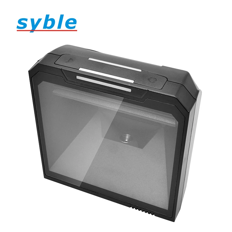 Syble Platform global hot selling XB-8808H High Speed desktop 2D  barcode scanner Omni directional Barcode Scanning