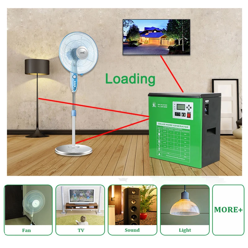 WHC Portable Solar Power Panel Generator Electricity Generating 80000watt 10kw Solar energy System off grid solar power system