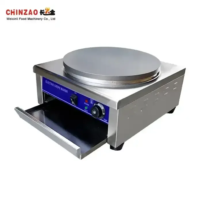High Quality Commercial fast food Restaurant Crepe Machine Electric Industrial Pancake Crepe Maker For Catering Equipment