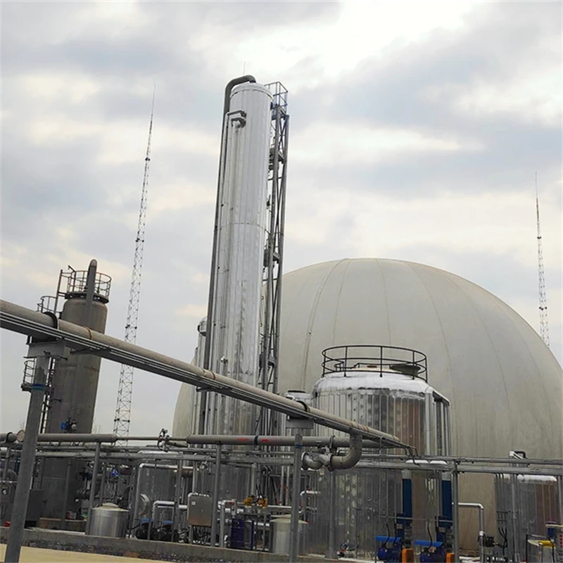Усовершенствованный очиститель для биогаза H2S менее агрессивный метановый разделения аминового раствора