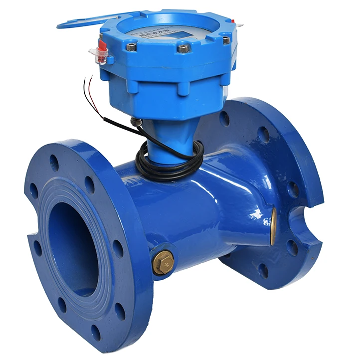 R400 cold irrigation water meter intelligent  modbus RTU ultrasonic flow meter for water