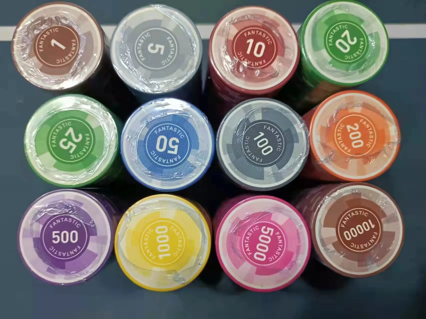 Customized Fancy Custom EVA 500 Poker Chip Set, Party Games Poker Chips Case