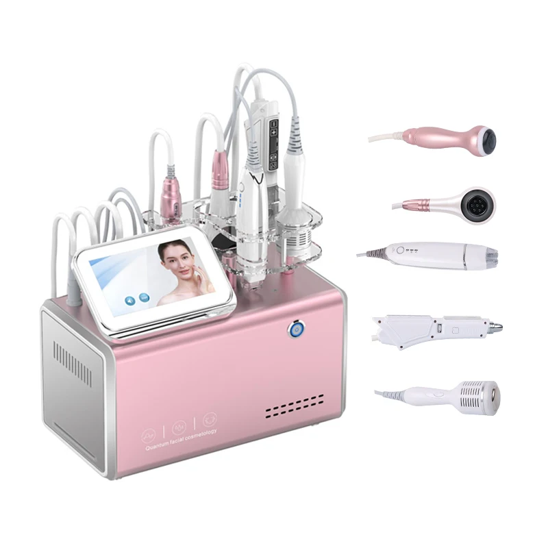 Multifunctional No Needle Mesotherapy Machine RF Beauty Machine 5 In 1 Radio Frequency Face Lift Skin Tightening