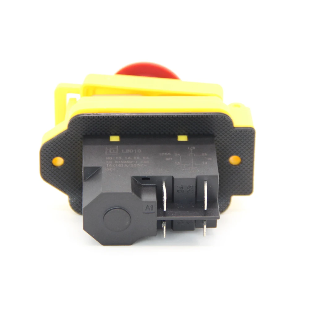 
250V IP55 Safety Lock Function Power Tool Accessories Electromagnetic Switch 