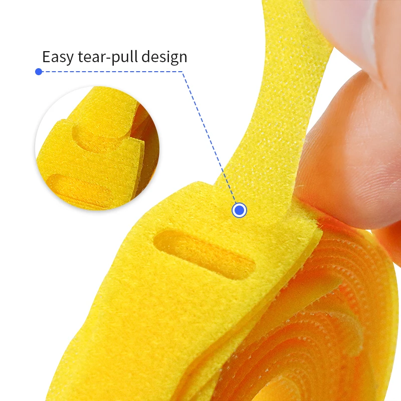 factory whosale nylon eco-friendly back to back hook and loop cable tie for Cycling and motorcycling