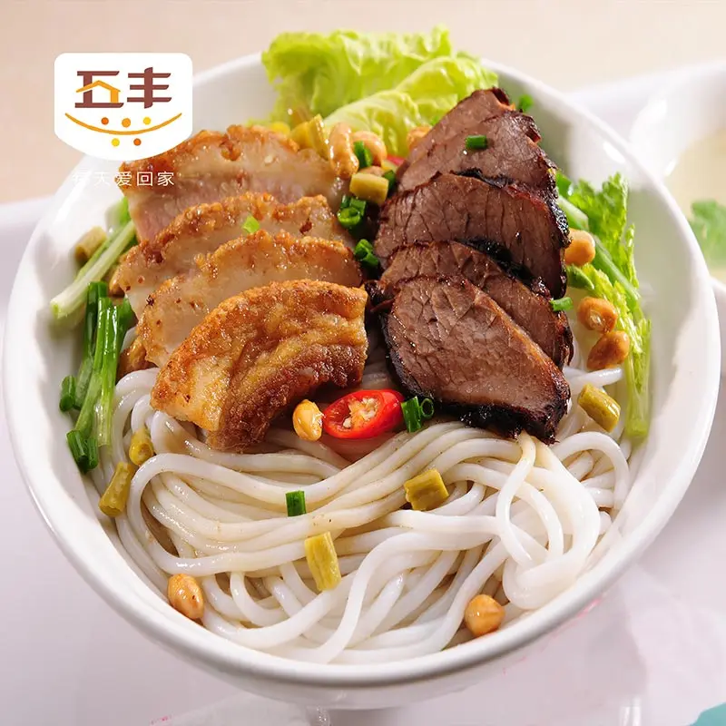 Best Selling Wholesale Dried Rice Noodle Thick Straight Rice Vermicelli Laifen